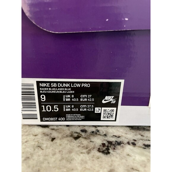Nike Dunk Low Pro SB Fruity Pack - Blue Raspberry NIB Size 9